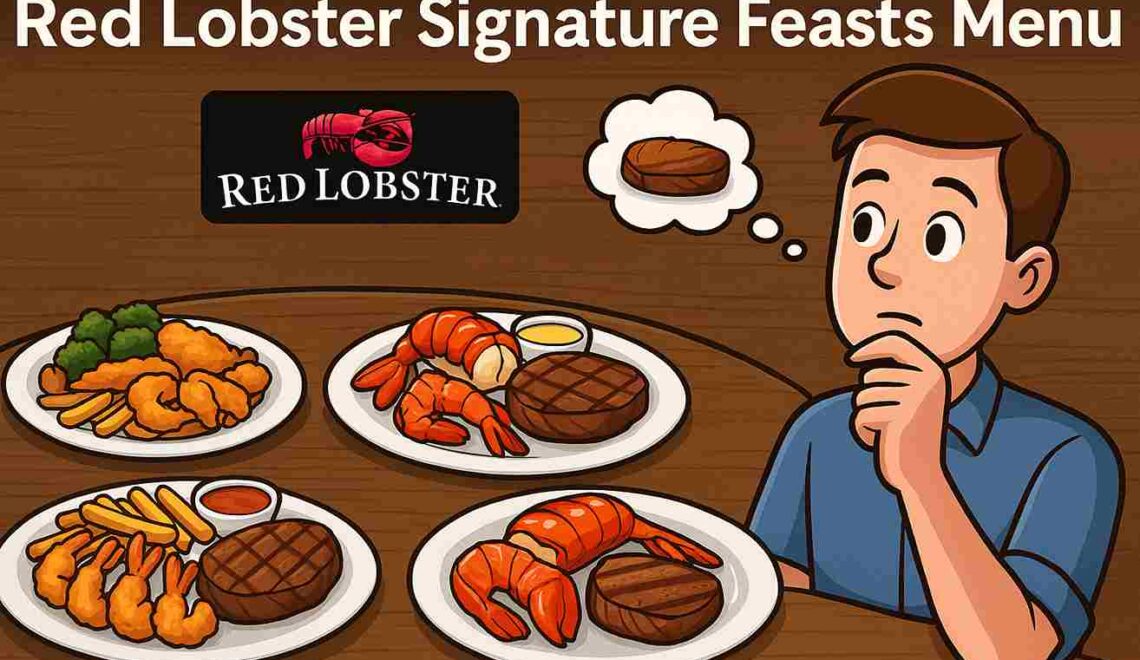 Red Lobster Signature Feasts Menu