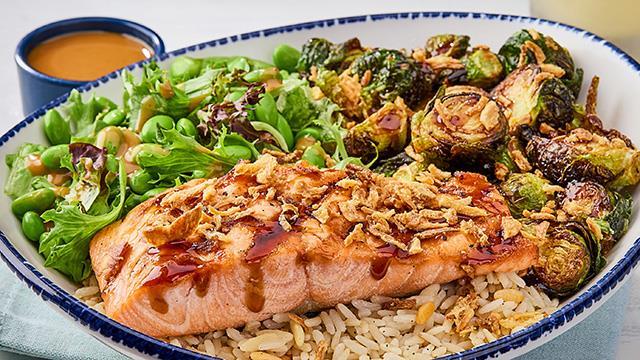 Sesame-Soy Salmon Bowl
