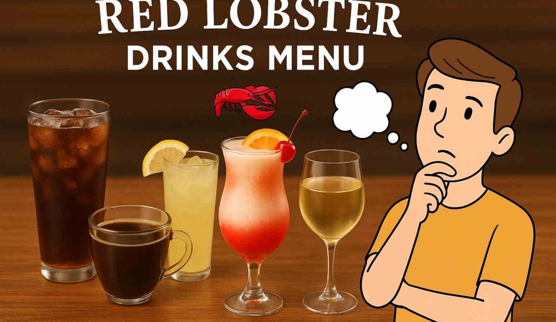 red lobster drinks menu