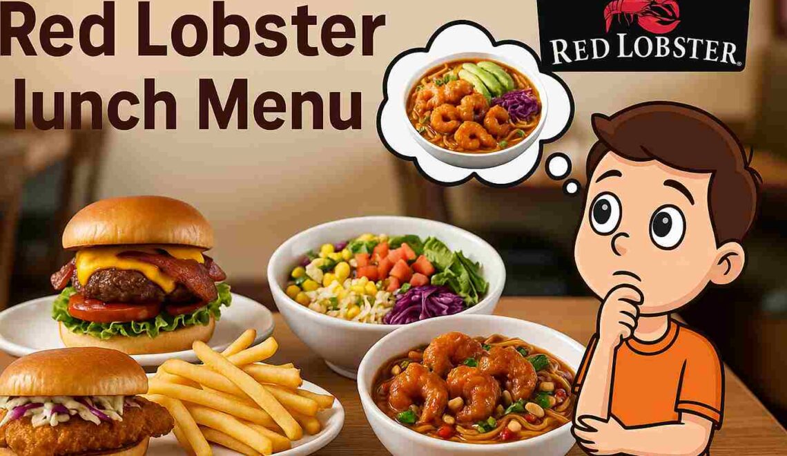 red lobster lunch menu