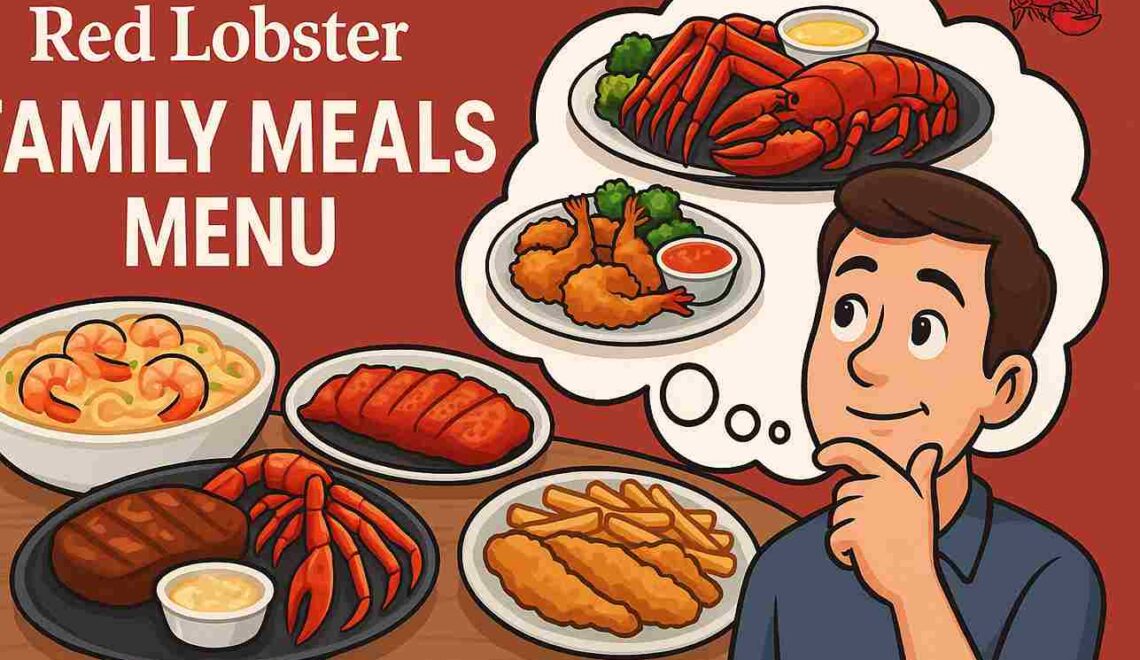 Red Lobster Family Meals Menu