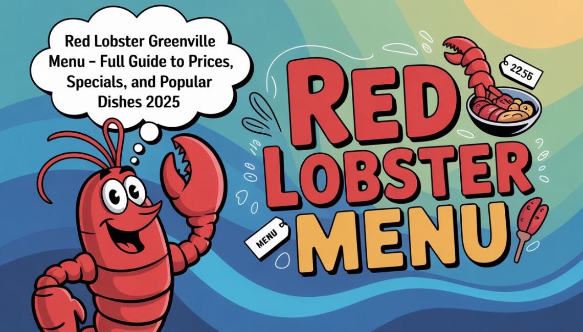 Red Lobster Greenville menu