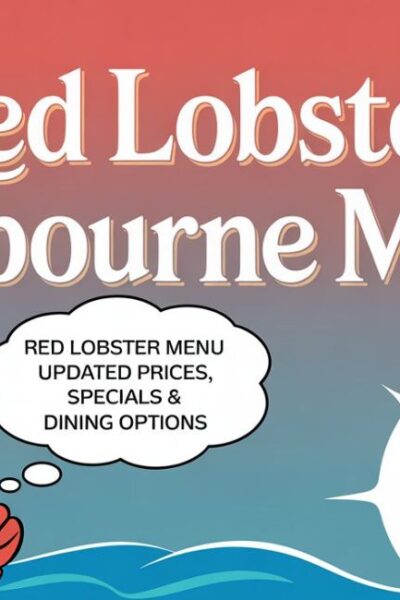 Red Lobster Melbourne Menu