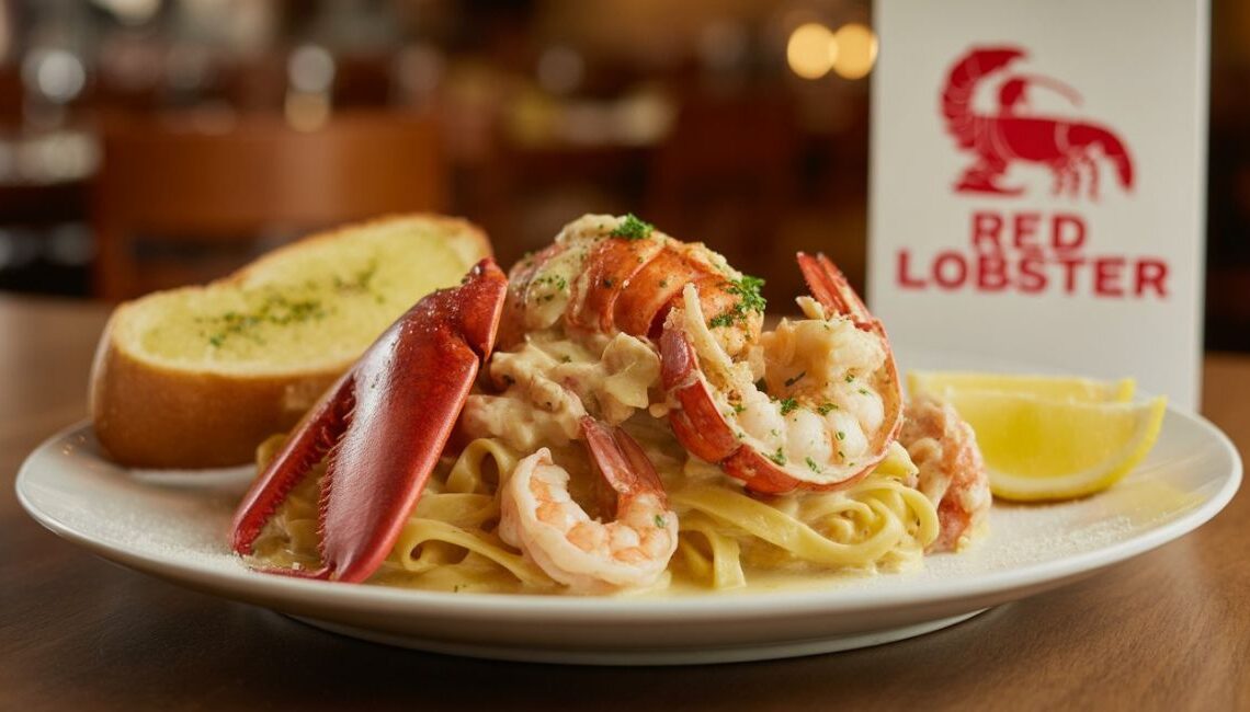 red lobster pasta menu