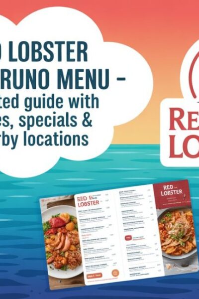 Red Lobster San Bruno Menu