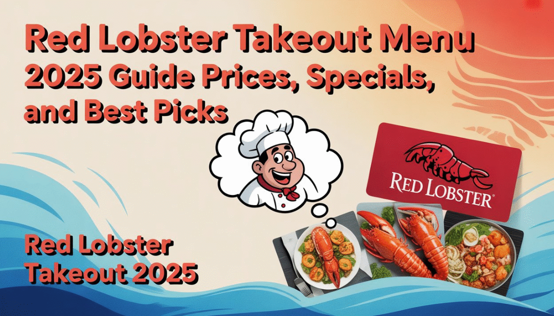 Red Lobster Takeout Menu 2025