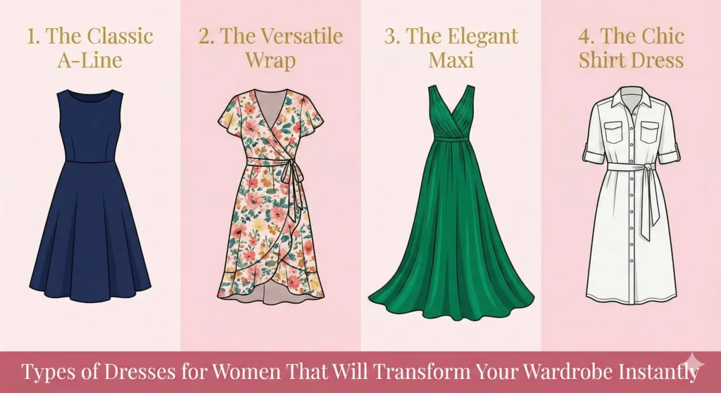Types of Dresses for Women That Will Transform Your Wardrobe Instantly