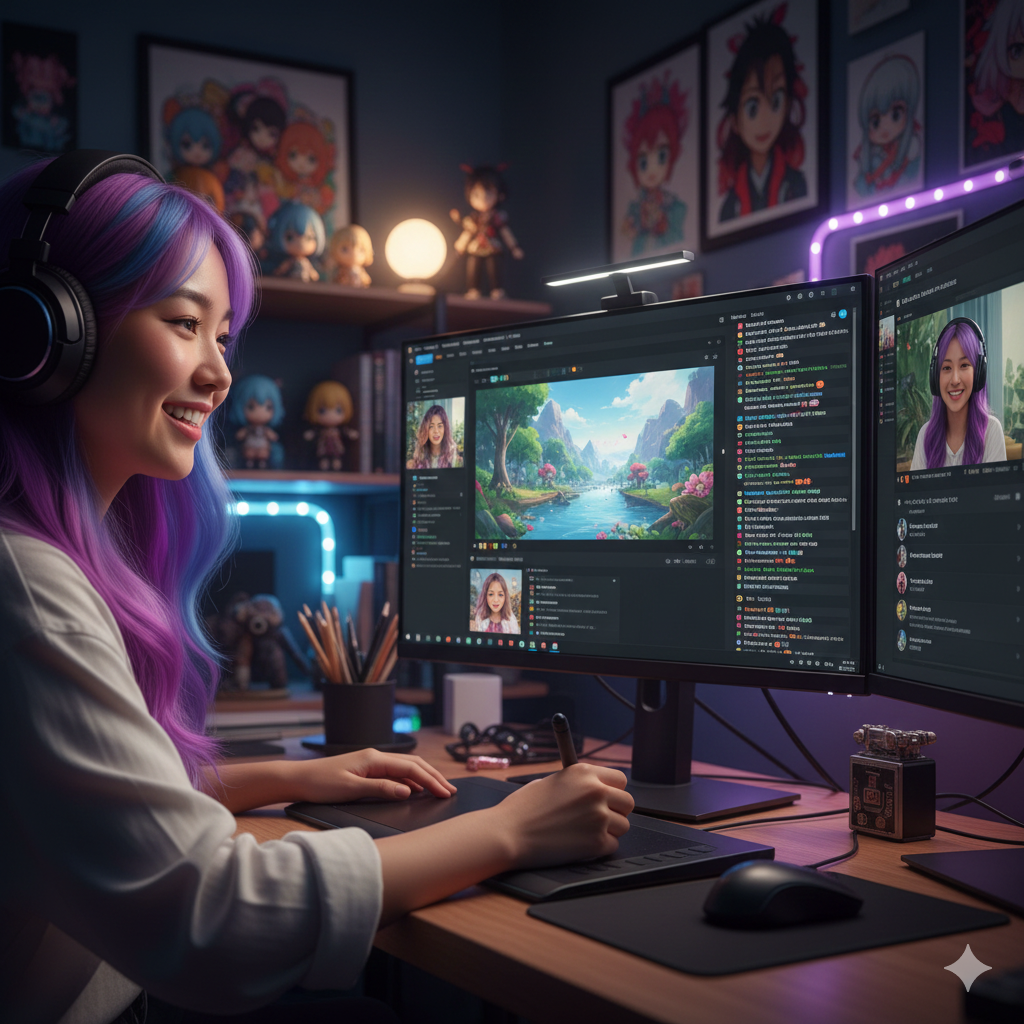 Doujen Moe in Digital Art and Independent Publishing