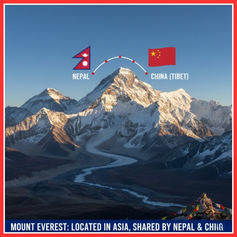 Where Is Mount Everest in Asia, and Which Countries Share It