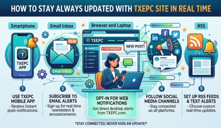 How to Stay Always Updated With TXEPC Site in Real Time